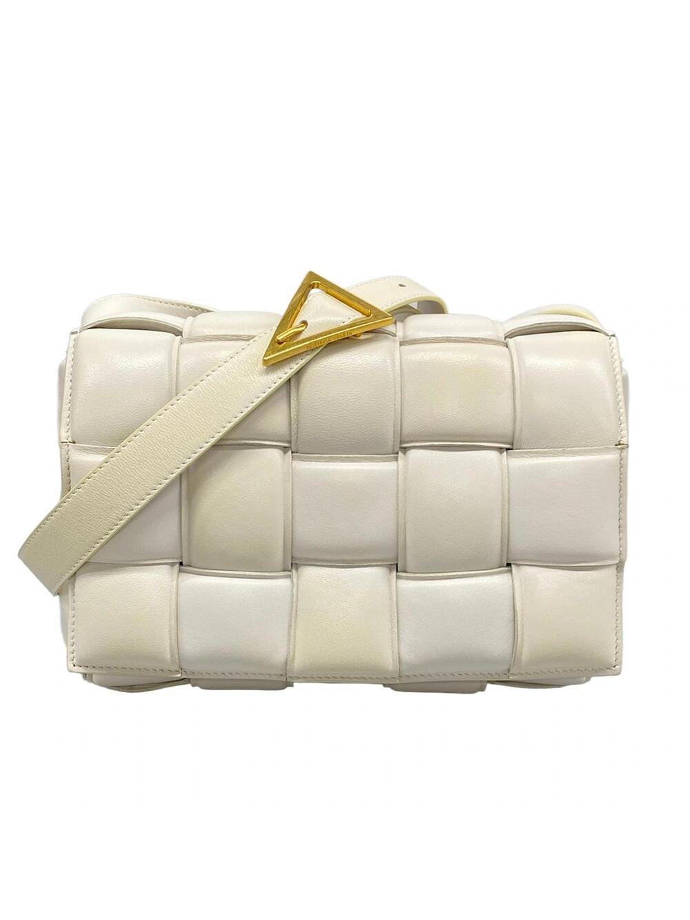 Bottega Veneta Padded Cassette Cream #373456B14B